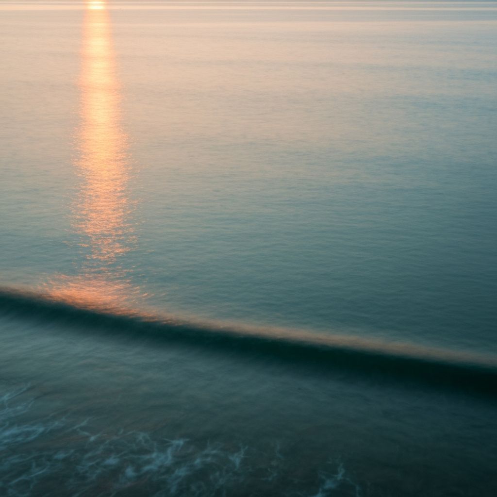 Peaceful ocean scene representing rest